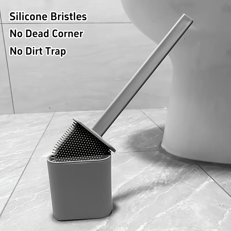 Brush Bristle Set - Brosse WC anti-fuite avec base en
