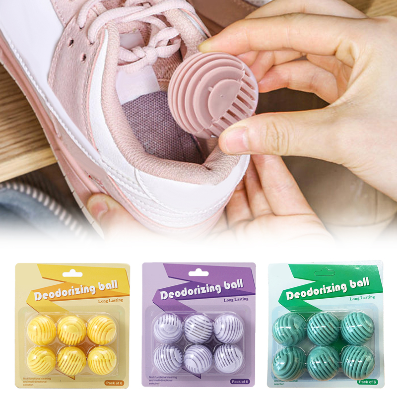 Shoe Deodorizer Ball - Boules désodorisantes aromatiques longue durée, anti-humidité
