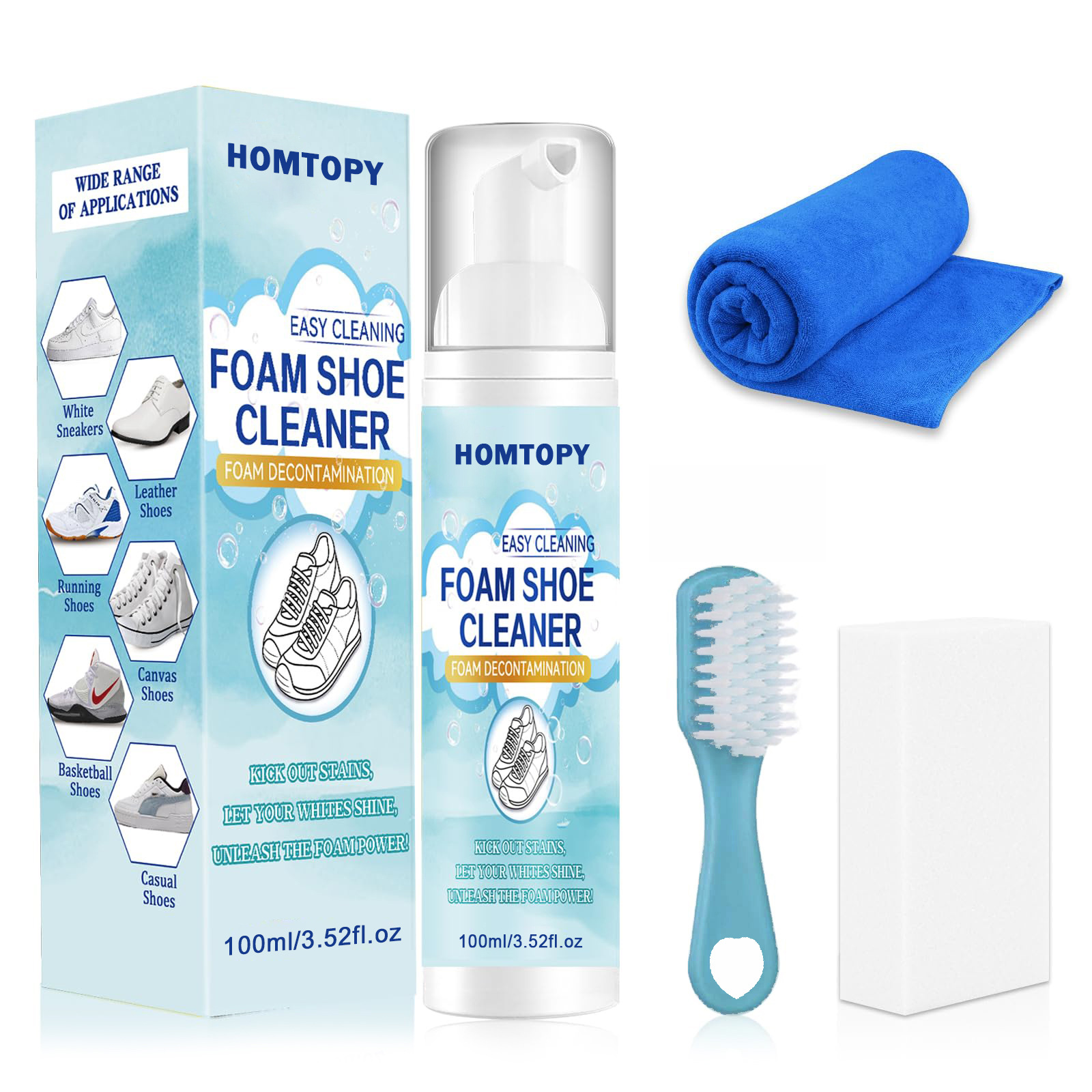 Sneaker Cleaner - Kit de nettoyage de chaussures, nettoyant