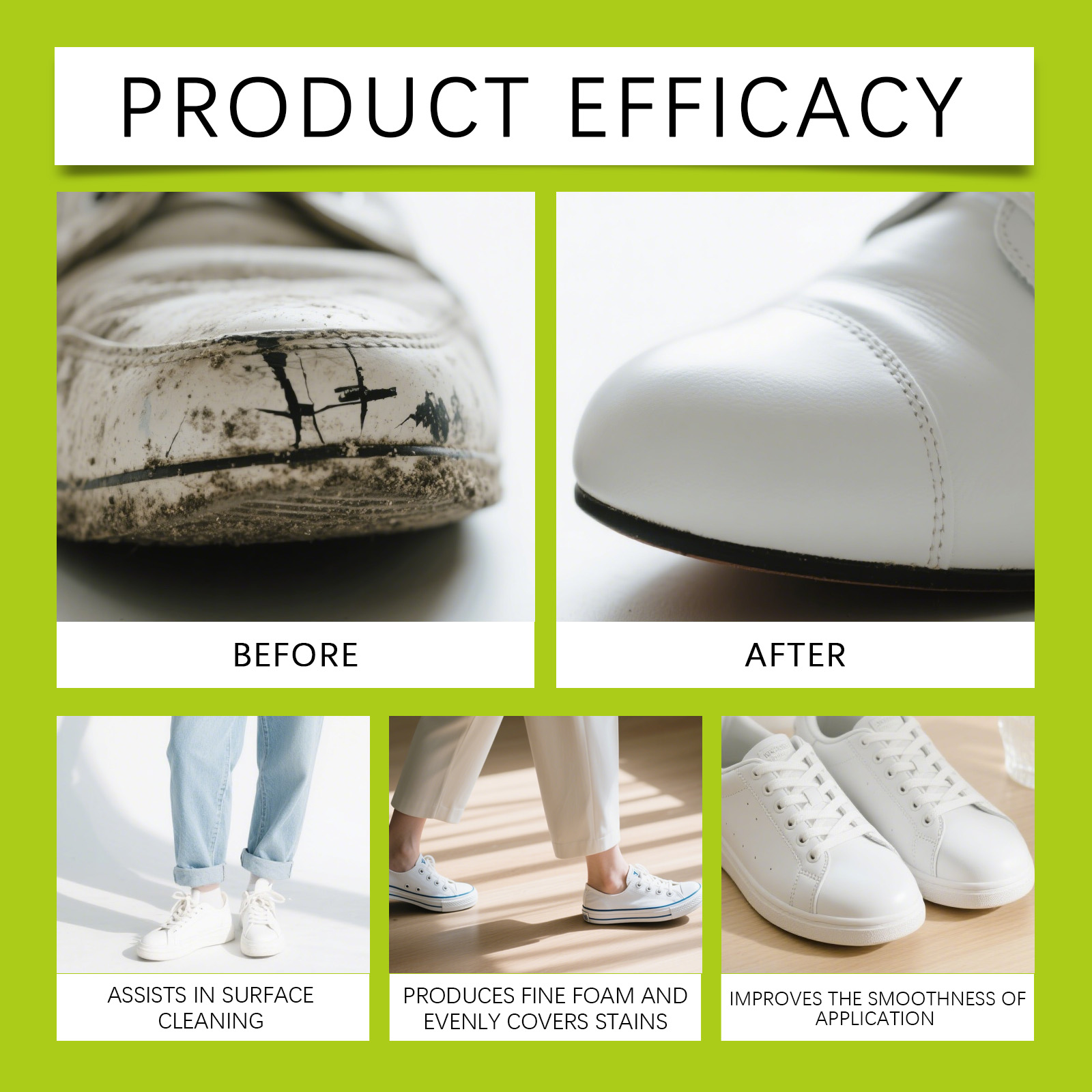 Nettoyant pour chaussures blan - Sneaker Cleaner avis et prix